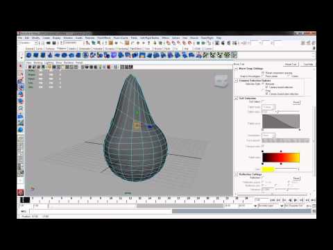 MESISE STUDIO – soft selection in MAYA