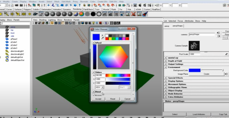 MESISE STUDIO TUTOR MAYA 2009 RENDER รันเดอร์มายาแยก