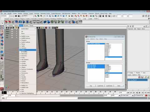 MESISE STUDIO สอนการเซ็ทกระดูกคน MAYA 3/4