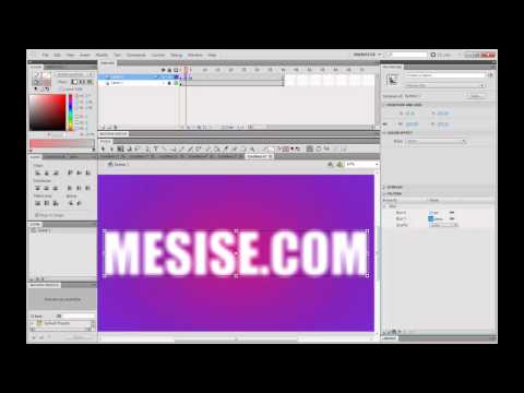 MESISE.COM – สอนทำ FLASH BANNER โมชั่นการเข้าออก