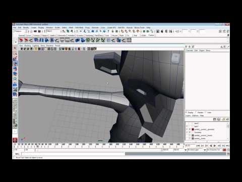 MESISE STUDIO แก้ไขโมเดลคน MAYA 3/3