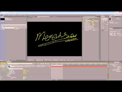 MESISE.COM – สร้างเส้นวิ่งสวย ๆ ด้วย Write-on ใน AFTER EFFECT