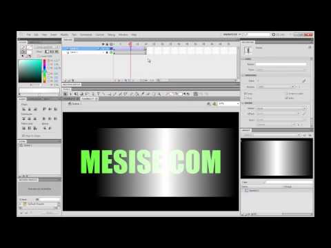 MESISE.COM – สอนทำ FLASH BANNER เรืองแสง