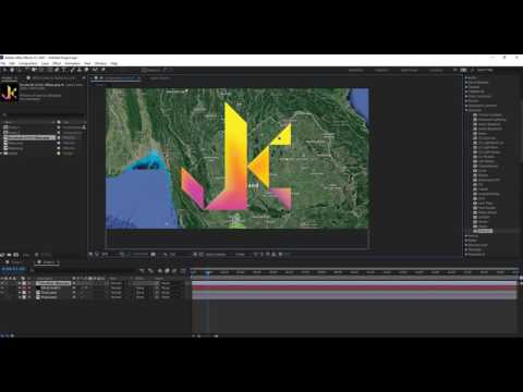 MESISE.COM – AFTER EFFECT ทำเส้นวิ่งในแผนที่