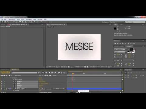 MESISE.COM – AFTER EFFECT – MOTION SKETCH