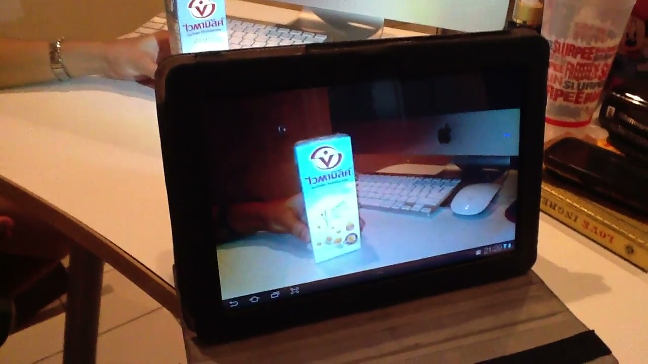 รับทำ AR (Augmented reality) บน iOS และ ANDROID - ภาพช่วงเริ่มต้นของบทเรียน ใช้ดูบริบทของโปรเจกต์และหน้าจอโปรแกรมก่อนลงมือทำ