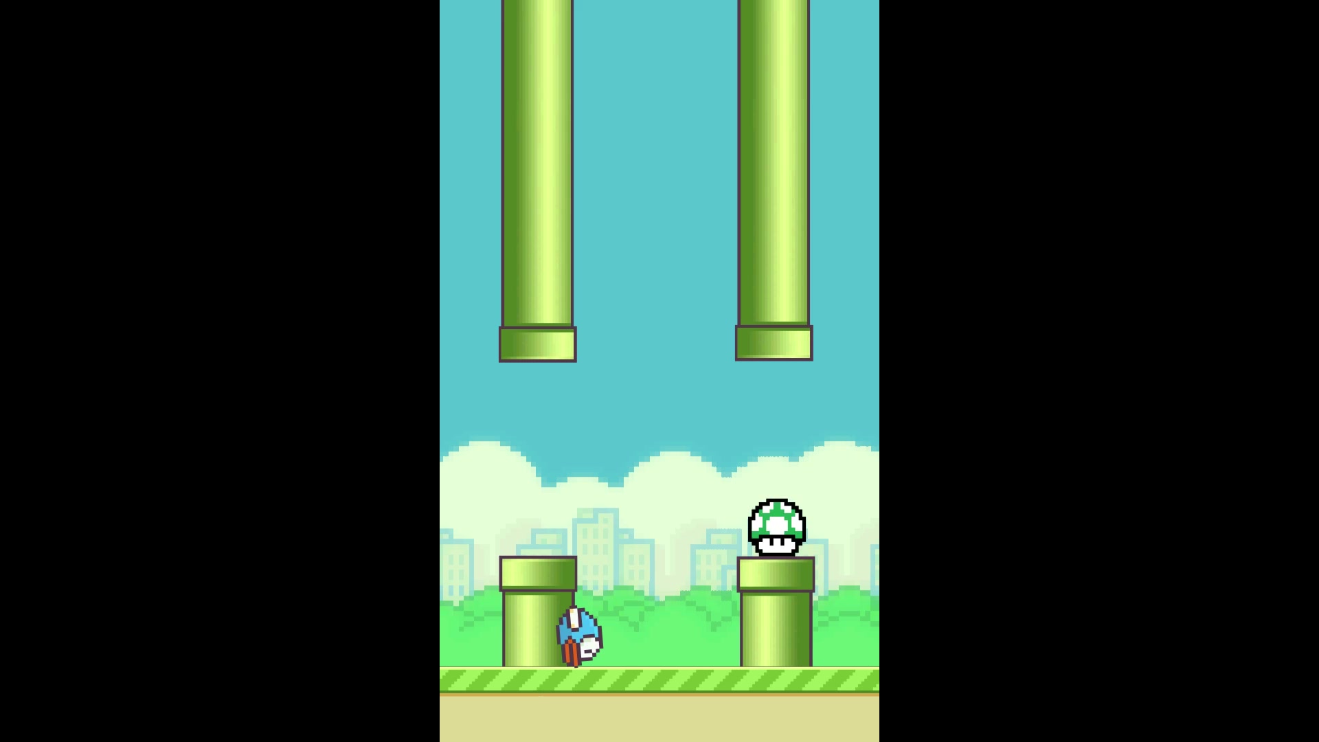 FLAPPY BIRD ทะลุโลก - ตัวอย่างหน้าจอระหว่างเตรียมงานหรือเลือกส่วนที่ต้องปรับแต่งในวิดีโอ