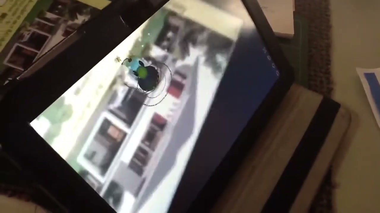 รับทำ AR CODE (AUGMENTED REALITY) บน ANDROID และ IOS - ตัวอย่างหน้าจอระหว่างเตรียมงานหรือเลือกส่วนที่ต้องปรับแต่งในวิดีโอ