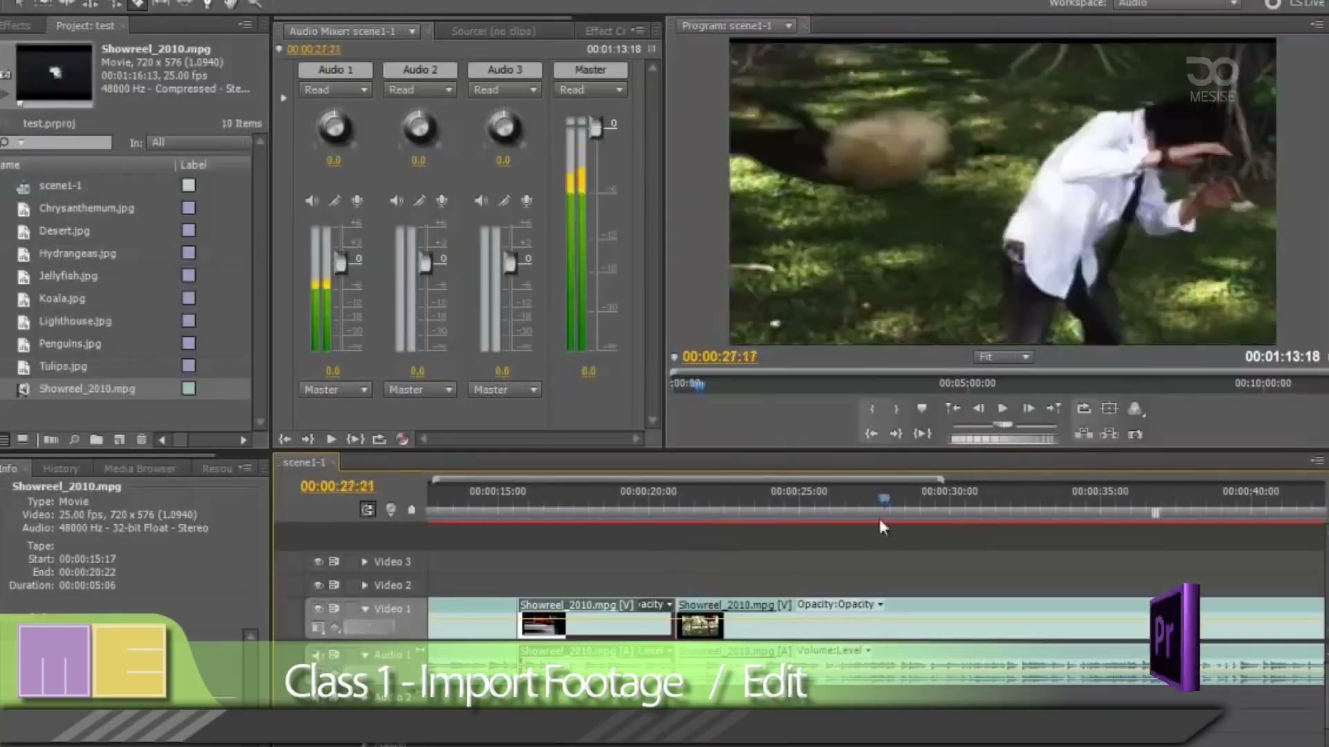 เปิดสอน Maya , After Effect และ Premiere Pro - ภาพช่วงตรวจผลลัพธ์หรือเตรียมนำงานไปใช้งานต่อหลังทำตามขั้นตอนเสร็จ