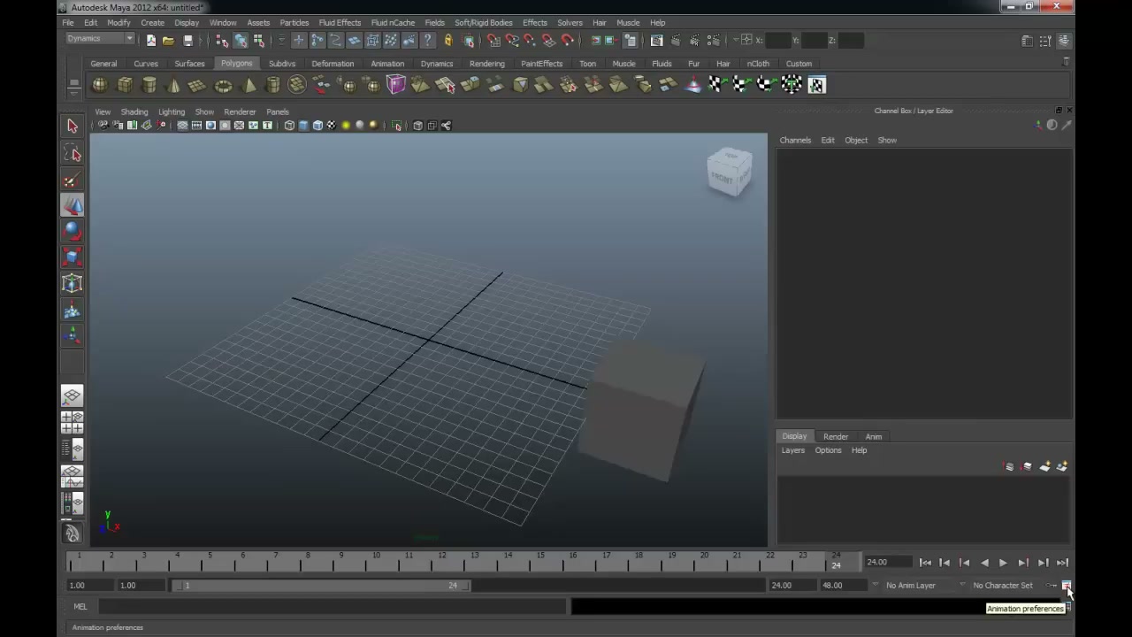 MESISE STUDIO - ANIMATION PREFERENCES SETTING - ภาพช่วงเริ่มต้นของบทเรียน ใช้ดูบริบทของโปรเจกต์และหน้าจอโปรแกรมก่อนลงมือทำ