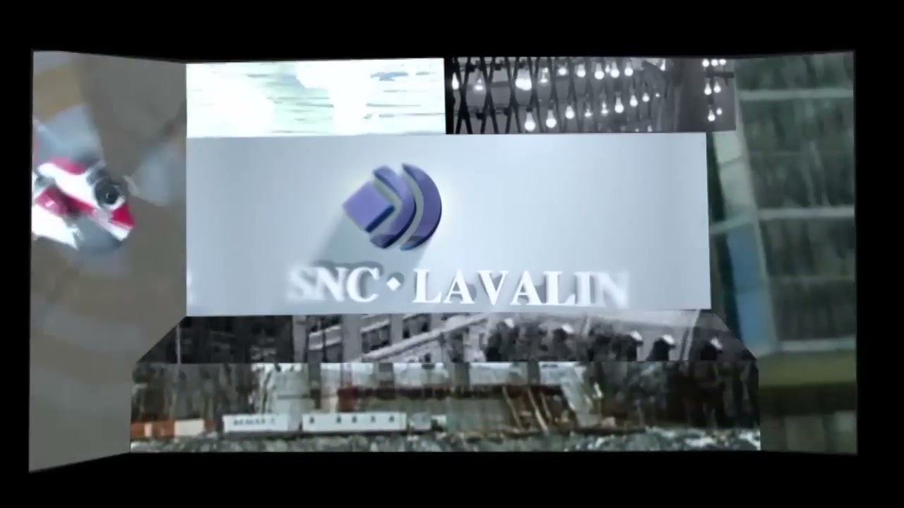 Showreel 3D mapping - SNC lavalin - ภาพช่วงท้ายของงาน ใช้ดูผลลัพธ์และประสบการณ์ที่ได้จากการฝึกทำจริง