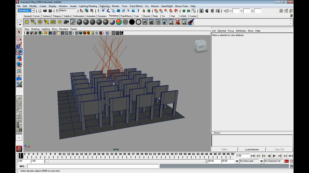 MESISE STUDIO CAMERA ZOOM MAYA - ภาพช่วงเริ่มต้นของบทเรียน ใช้ดูบริบทของโปรเจกต์และหน้าจอโปรแกรมก่อนลงมือทำ