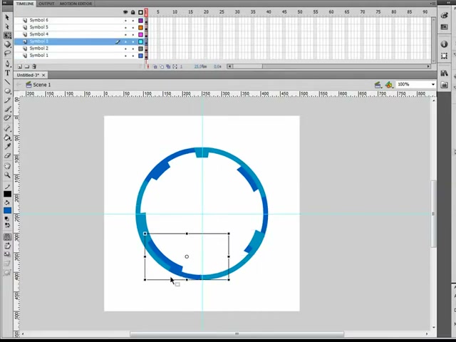 MESISE STUDIO TUTOR FLASH 2 - ภาพช่วงเริ่มต้นของบทเรียน ใช้ดูบริบทของโปรเจกต์และหน้าจอโปรแกรมก่อนลงมือทำ