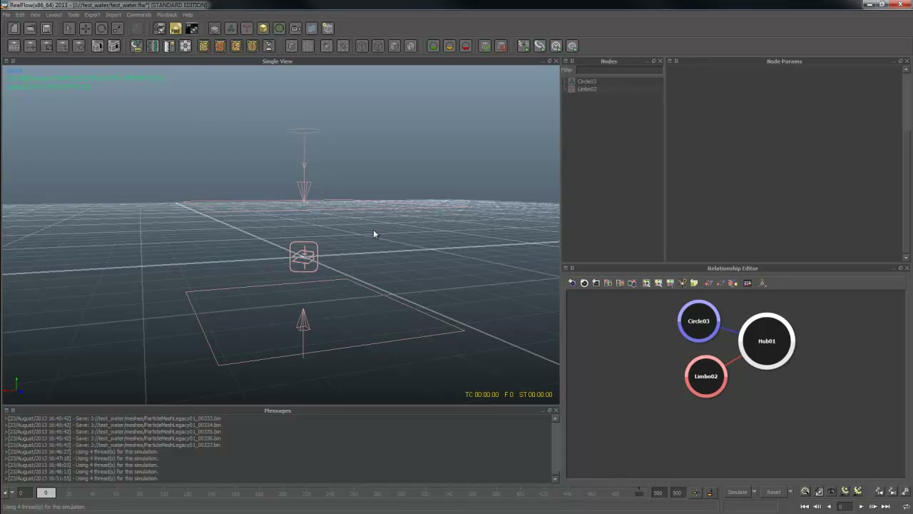 สอน RealFlow เรื่อง Limbo - ภาพช่วงเริ่มต้นของบทเรียน ใช้ดูบริบทของโปรเจกต์และหน้าจอโปรแกรมก่อนลงมือทำ