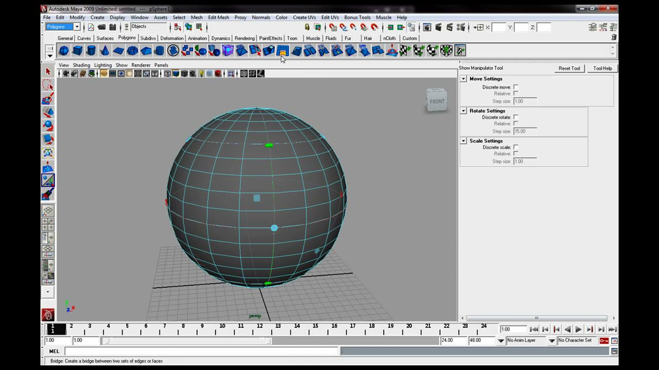 MESISE STUDIO - MAYA paint texture basic - ภาพช่วงเริ่มต้นของบทเรียน ใช้ดูบริบทของโปรเจกต์และหน้าจอโปรแกรมก่อนลงมือทำ