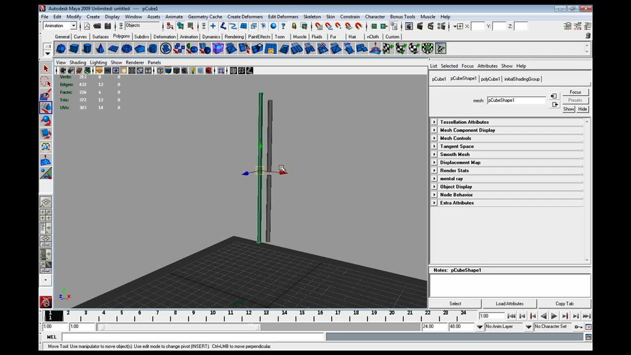 MESISE STUDIO ไฟงานวัดใน MAYA - ภาพช่วงเริ่มต้นของบทเรียน ใช้ดูบริบทของโปรเจกต์และหน้าจอโปรแกรมก่อนลงมือทำ