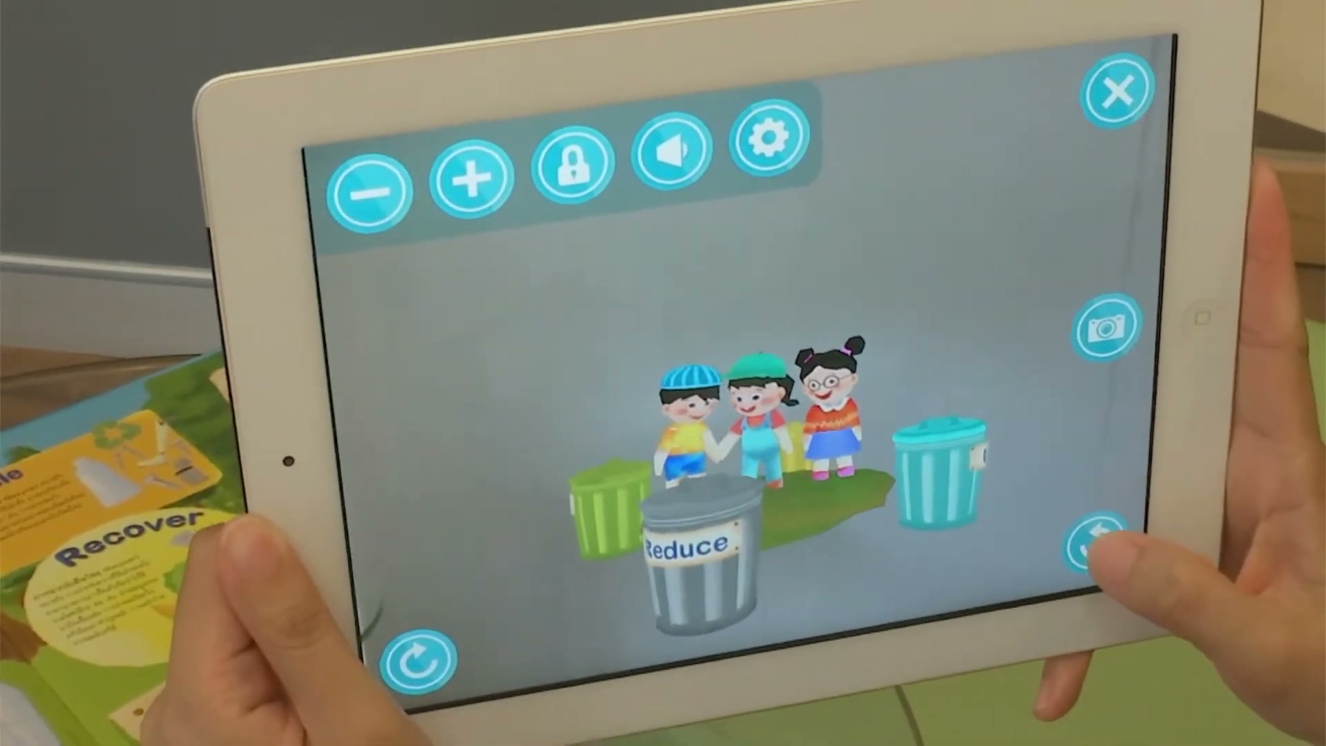 AR CODE - ท่องโลกพลังงานน่ารู้ โดย บริษัทอมรินทร์พริ้นติ้งแอนด์พับลิชชิ่ง จำกัด (มหาชน) - ภาพช่วงตรวจผลลัพธ์หรือเตรียมนำงานไปใช้งานต่อหลังทำตามขั้นตอนเสร็จ