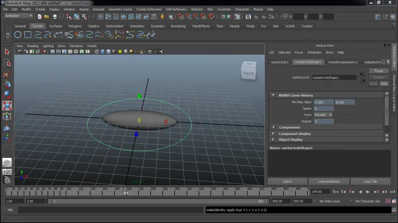 สอนมายา Duplicate input graph - ภาพช่วงเริ่มต้นของบทเรียน ใช้ดูบริบทของโปรเจกต์และหน้าจอโปรแกรมก่อนลงมือทำ