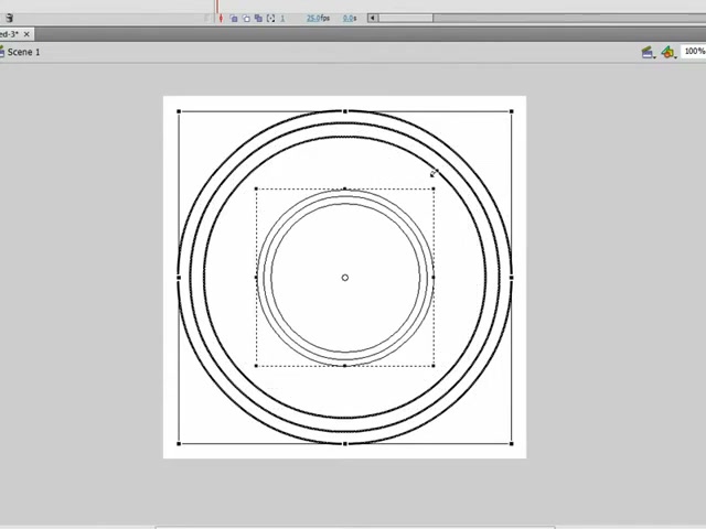 MESISE STUDIO TUTOR FLASH 1 - ตัวอย่างหน้าจอระหว่างเตรียมงานหรือเลือกส่วนที่ต้องปรับแต่งในวิดีโอ