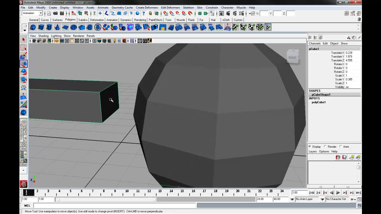 MESISE STUDIO MAYA BASIC / สอนมายาพื้นฐาน 4 - ภาพช่วงเริ่มต้นของบทเรียน ใช้ดูบริบทของโปรเจกต์และหน้าจอโปรแกรมก่อนลงมือทำ