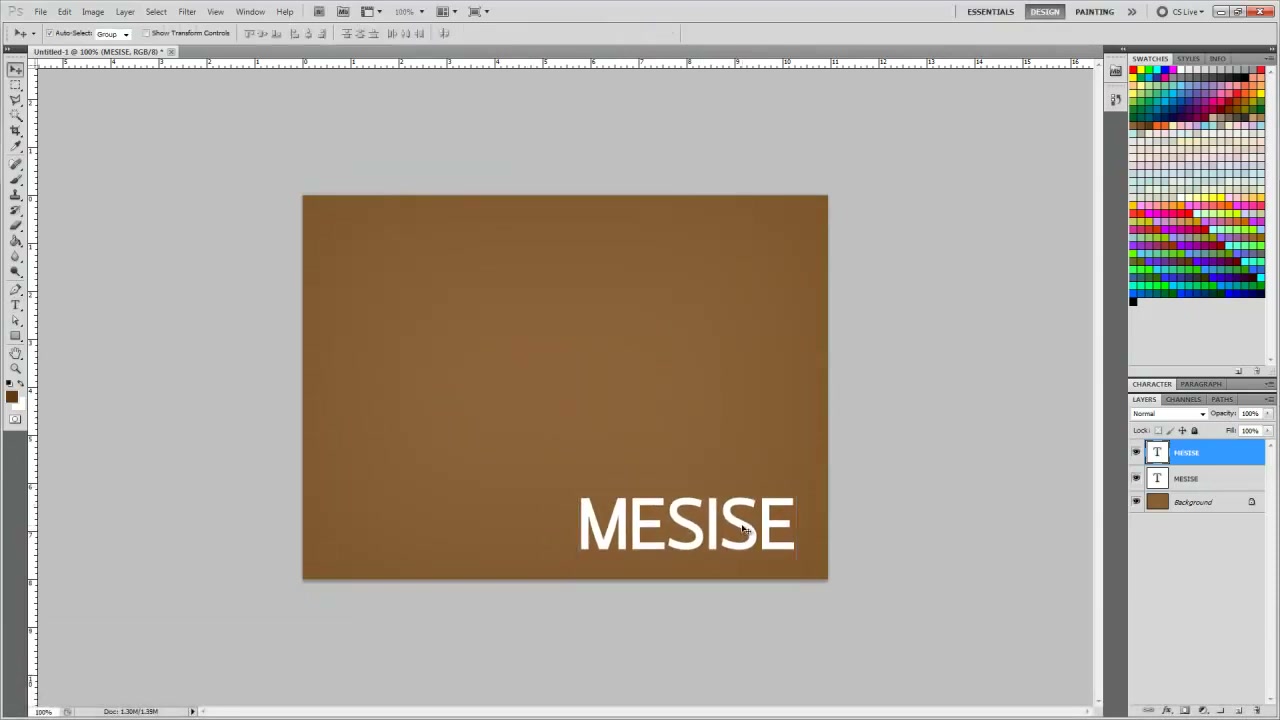 Photoshop (PSD) TO AFTER EFFECT (COMP) - ภาพช่วงเริ่มต้นของบทเรียน ใช้ดูบริบทของโปรเจกต์และหน้าจอโปรแกรมก่อนลงมือทำ