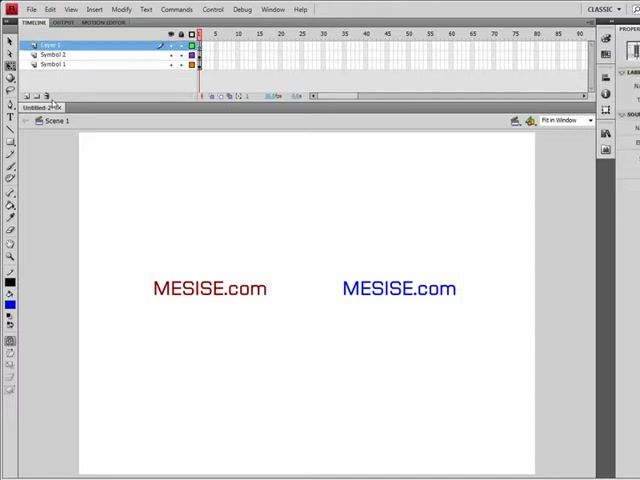 MESISE STUDIO TUTOR FLASH - ตัวอย่างหน้าจอระหว่างเตรียมงานหรือเลือกส่วนที่ต้องปรับแต่งในวิดีโอ