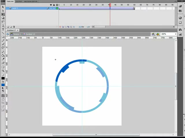 MESISE STUDIO TUTOR FLASH 2 - ตัวอย่างหน้าจอระหว่างเตรียมงานหรือเลือกส่วนที่ต้องปรับแต่งในวิดีโอ