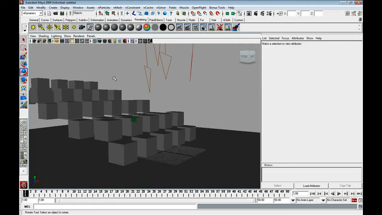 MESISE STUDIO - DEPTH OF FIELD - MAYA - ตัวอย่างหน้าจอระหว่างเตรียมงานหรือเลือกส่วนที่ต้องปรับแต่งในวิดีโอ