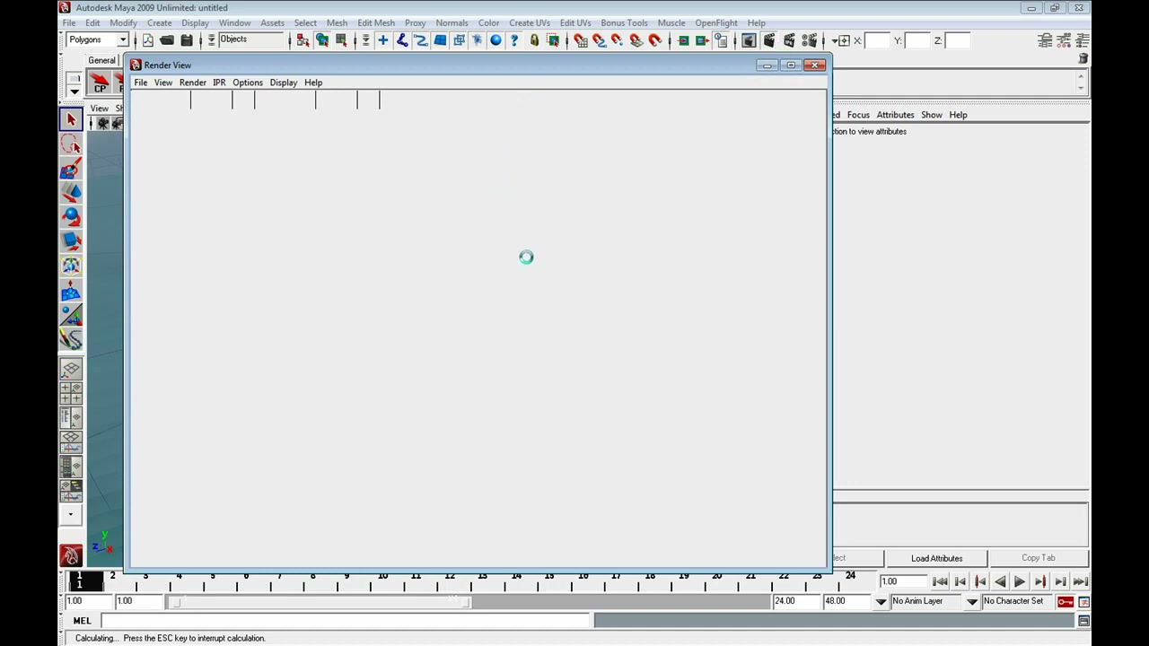MESISE STUDIO - giant storm สร้างคลื่นทะเลรุนแรง MAYA - ตัวอย่างหน้าจอระหว่างเตรียมงานหรือเลือกส่วนที่ต้องปรับแต่งในวิดีโอ