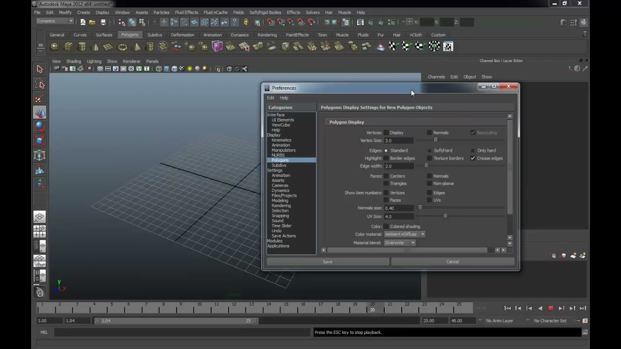 MESISE STUDIO - ANIMATION PREFERENCES SETTING - ภาพประกอบช่วงลงมือทำขั้นตอนหลักของบทเรียน เพื่อให้เห็นเครื่องมือและตำแหน่งที่ใช้งาน