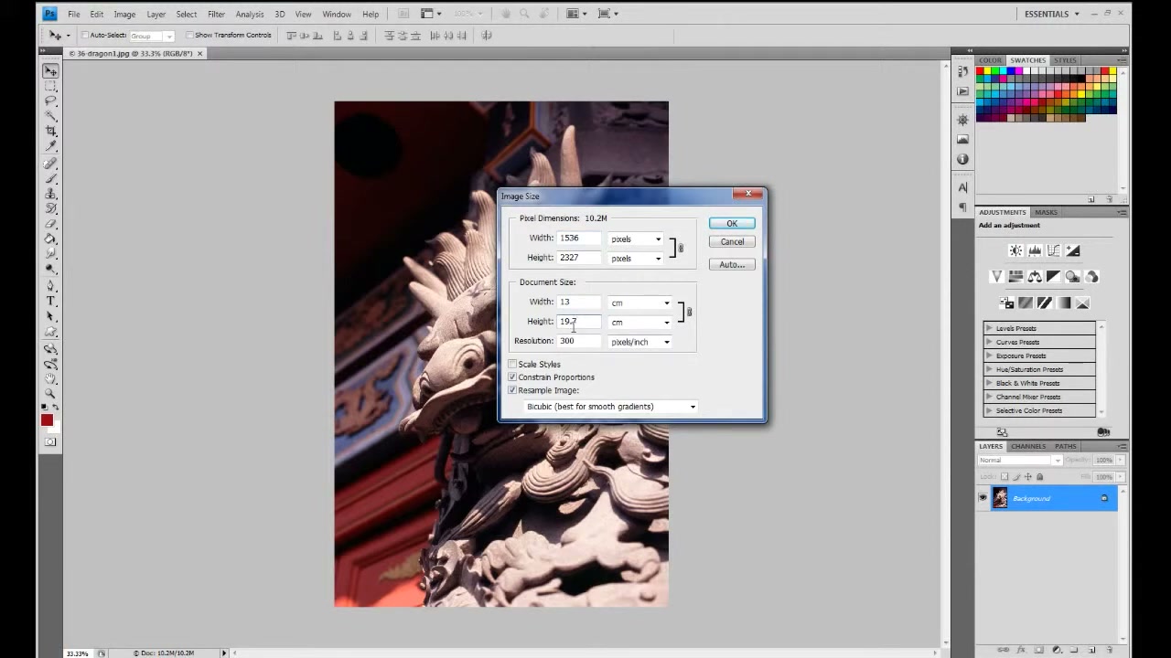 MESISE STUDIO - PHOTO PAINT 1/2 - ภาพช่วงเริ่มต้นของบทเรียน ใช้ดูบริบทของโปรเจกต์และหน้าจอโปรแกรมก่อนลงมือทำ