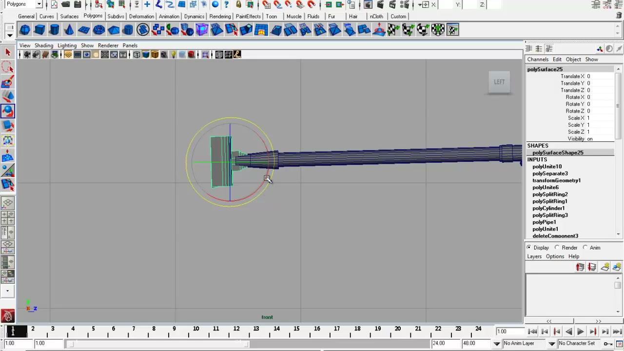 MESISE STUDIO MAYA BASIC / สอนมายา Parent และ Limit 3/4 - ภาพช่วงเริ่มต้นของบทเรียน ใช้ดูบริบทของโปรเจกต์และหน้าจอโปรแกรมก่อนลงมือทำ