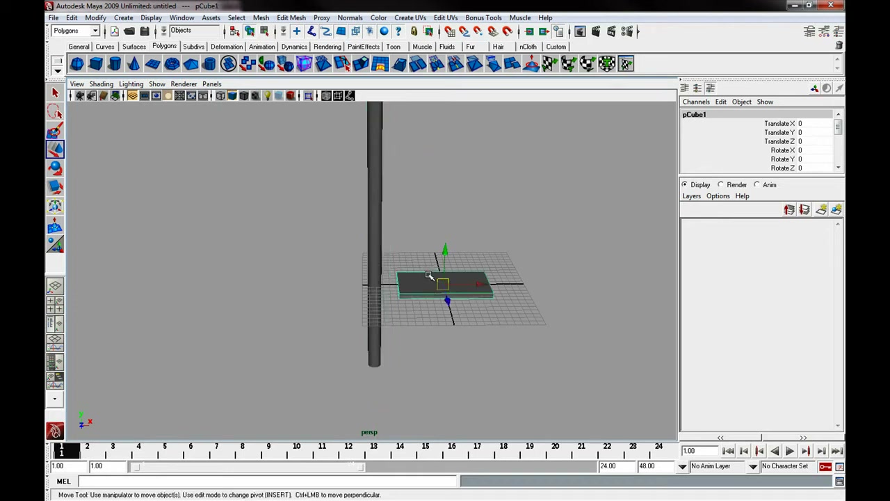 MESISE STUDIO - dulipcate special MAYA - ภาพช่วงเริ่มต้นของบทเรียน ใช้ดูบริบทของโปรเจกต์และหน้าจอโปรแกรมก่อนลงมือทำ