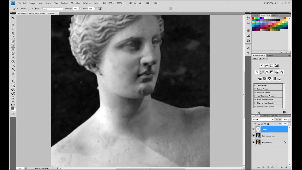 MESISE STUDIO - DRAWING จากภาพจริง - ภาพช่วงเริ่มต้นของบทเรียน ใช้ดูบริบทของโปรเจกต์และหน้าจอโปรแกรมก่อนลงมือทำ