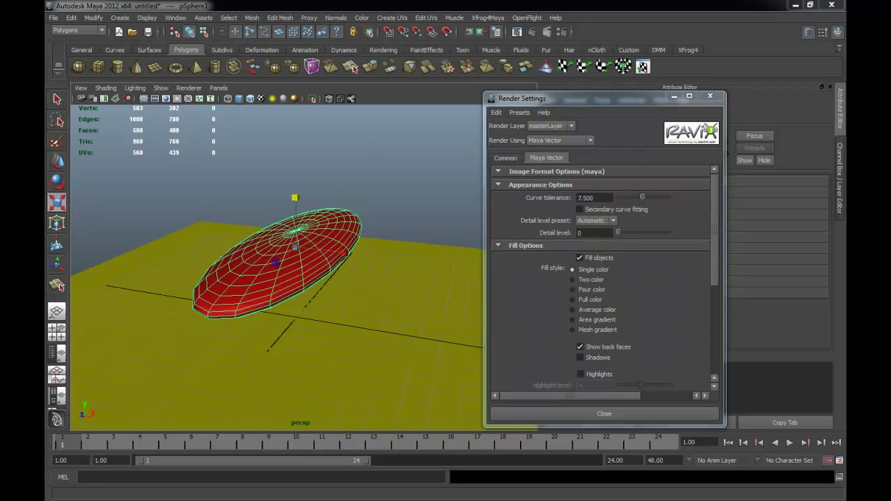 Maya Vector - ตัวอย่างหน้าจอระหว่างเตรียมงานหรือเลือกส่วนที่ต้องปรับแต่งในวิดีโอ