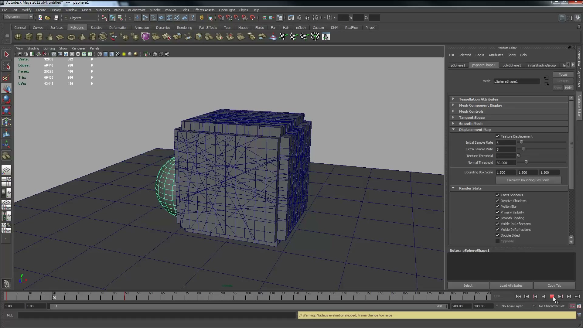 สอน MAYA แตกหัก กระจายกันไปเลย - ภาพช่วงเริ่มต้นของบทเรียน ใช้ดูบริบทของโปรเจกต์และหน้าจอโปรแกรมก่อนลงมือทำ