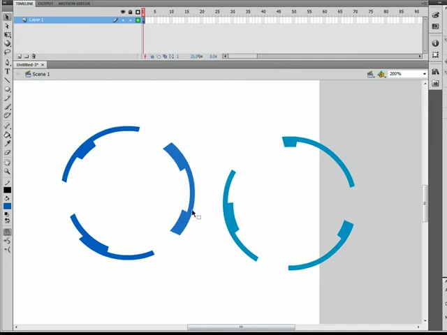 MESISE STUDIO TUTOR FLASH 1 - ภาพช่วงตรวจผลลัพธ์หรือเตรียมนำงานไปใช้งานต่อหลังทำตามขั้นตอนเสร็จ