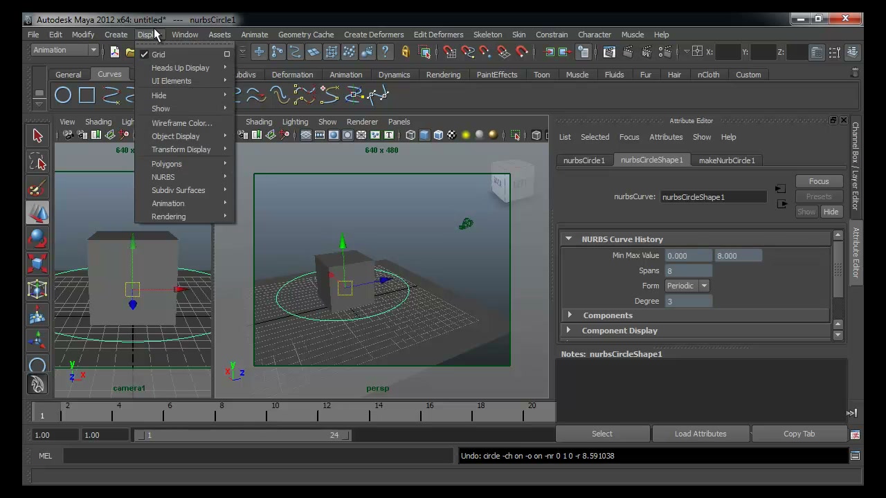 MEISE.COM - สอนมายา เรียนรู้การใช้กล้อง - ภาพช่วงเริ่มต้นของบทเรียน ใช้ดูบริบทของโปรเจกต์และหน้าจอโปรแกรมก่อนลงมือทำ