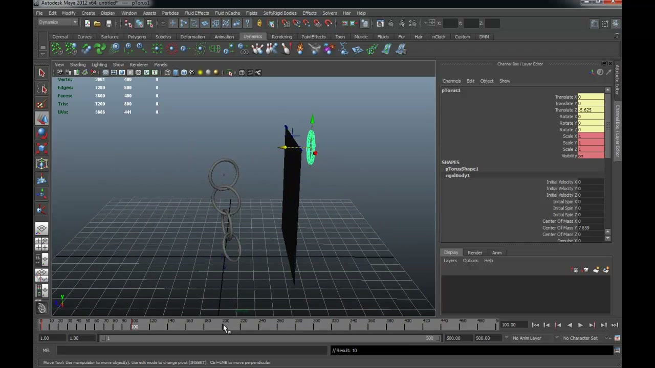 MESISE STUDIO - โซ่กระทบกับผ้าในมายา - ภาพประกอบช่วงลงมือทำขั้นตอนหลักของบทเรียน เพื่อให้เห็นเครื่องมือและตำแหน่งที่ใช้งาน