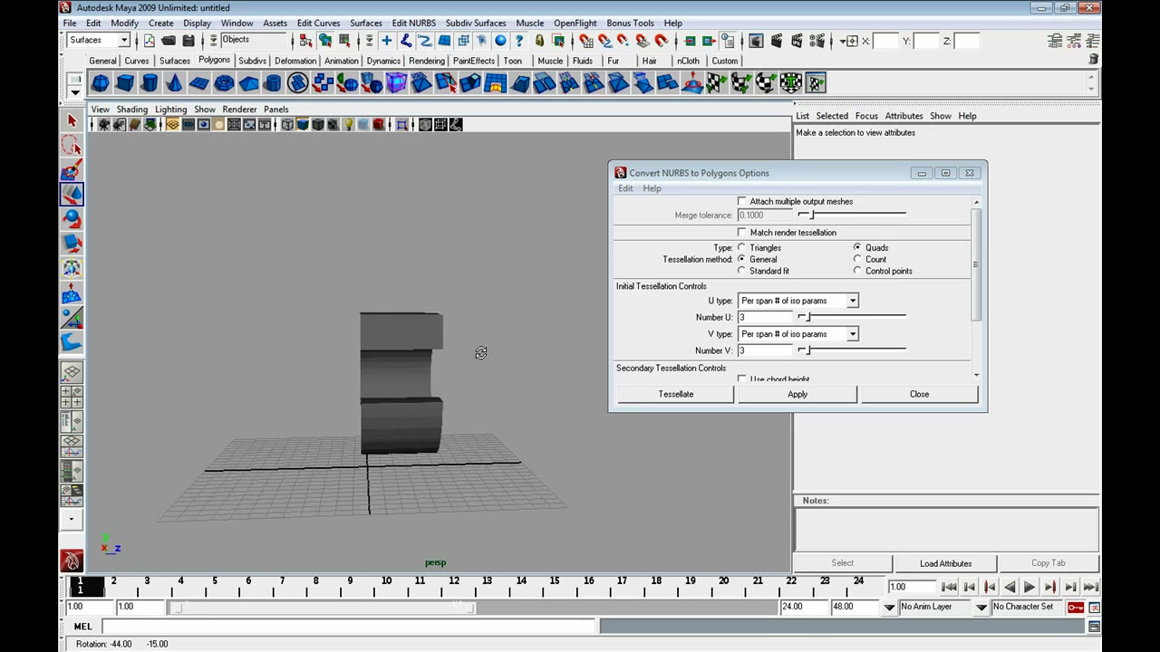 MESISE STUDIO - AI to Maya - ภาพช่วงตรวจผลลัพธ์หรือเตรียมนำงานไปใช้งานต่อหลังทำตามขั้นตอนเสร็จ