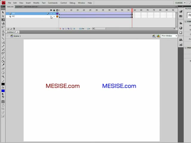 MESISE STUDIO TUTOR FLASH - ภาพช่วงตรวจผลลัพธ์หรือเตรียมนำงานไปใช้งานต่อหลังทำตามขั้นตอนเสร็จ