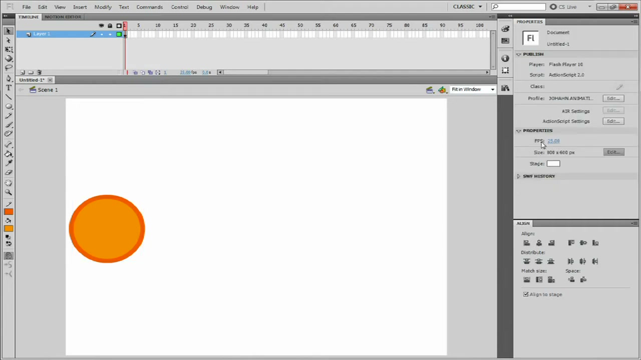 MESISE STUDIO - flash basic 3 - ตัวอย่างหน้าจอระหว่างเตรียมงานหรือเลือกส่วนที่ต้องปรับแต่งในวิดีโอ