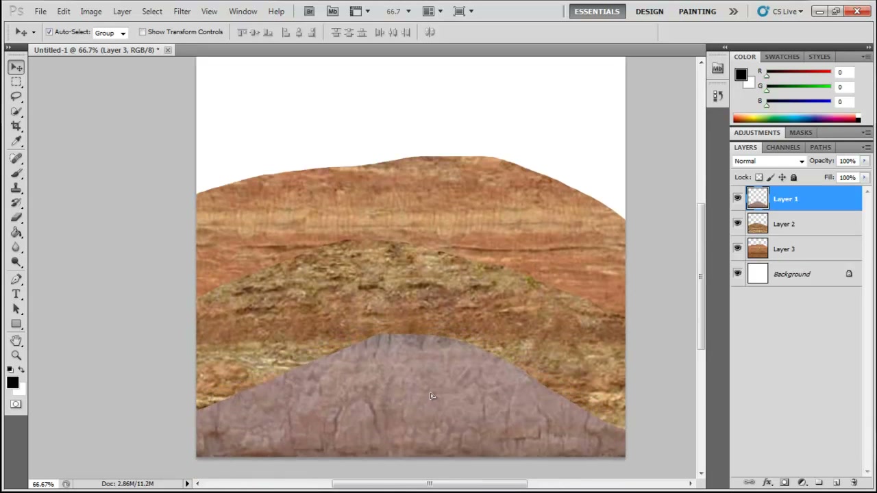สอนมายา TEXTURE ในโปรแกรม Photoshop - ตัวอย่างหน้าจอระหว่างเตรียมงานหรือเลือกส่วนที่ต้องปรับแต่งในวิดีโอ
