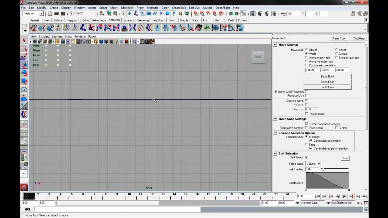 MESISE STUDIO - IK HANDLE AND IK SPLINE HANDLE TOOL BASIC - ตัวอย่างหน้าจอระหว่างเตรียมงานหรือเลือกส่วนที่ต้องปรับแต่งในวิดีโอ