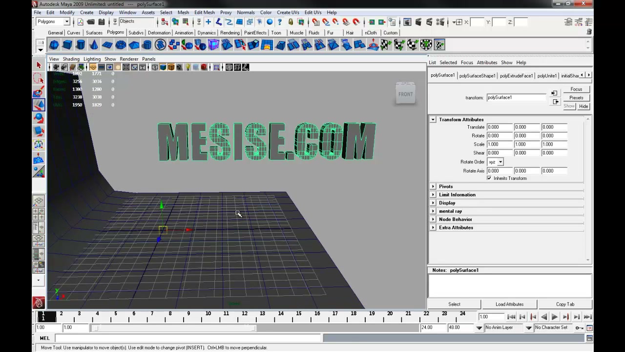 MESISE STUDIO - จัดแสง หลายดวง หลายสี ในมายา - ภาพช่วงเริ่มต้นของบทเรียน ใช้ดูบริบทของโปรเจกต์และหน้าจอโปรแกรมก่อนลงมือทำ