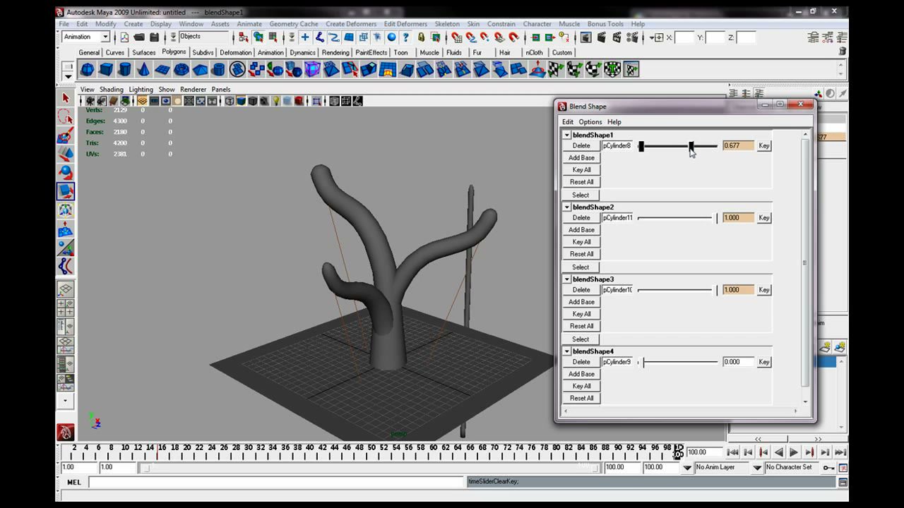 MESISE STUDIO การทำต้นไม้โต 2/3 - ตัวอย่างหน้าจอระหว่างเตรียมงานหรือเลือกส่วนที่ต้องปรับแต่งในวิดีโอ