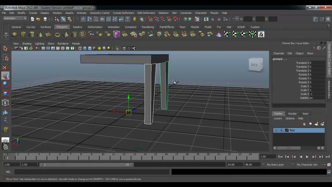 MESISE STUDIO - ปั้นเก้าอี้ ง่าย ๆ ในมายา - ตัวอย่างหน้าจอระหว่างเตรียมงานหรือเลือกส่วนที่ต้องปรับแต่งในวิดีโอ