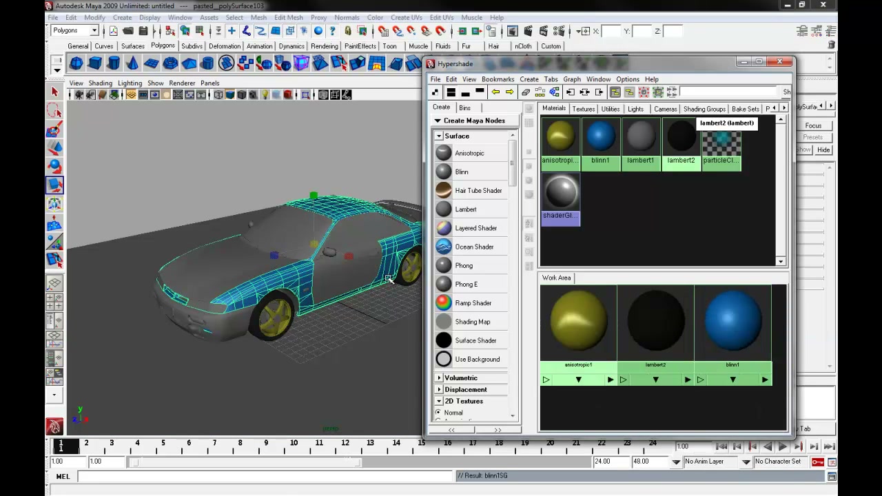 MESISE STUDIO - ลงสีรถในมายา - ภาพช่วงเริ่มต้นของบทเรียน ใช้ดูบริบทของโปรเจกต์และหน้าจอโปรแกรมก่อนลงมือทำ