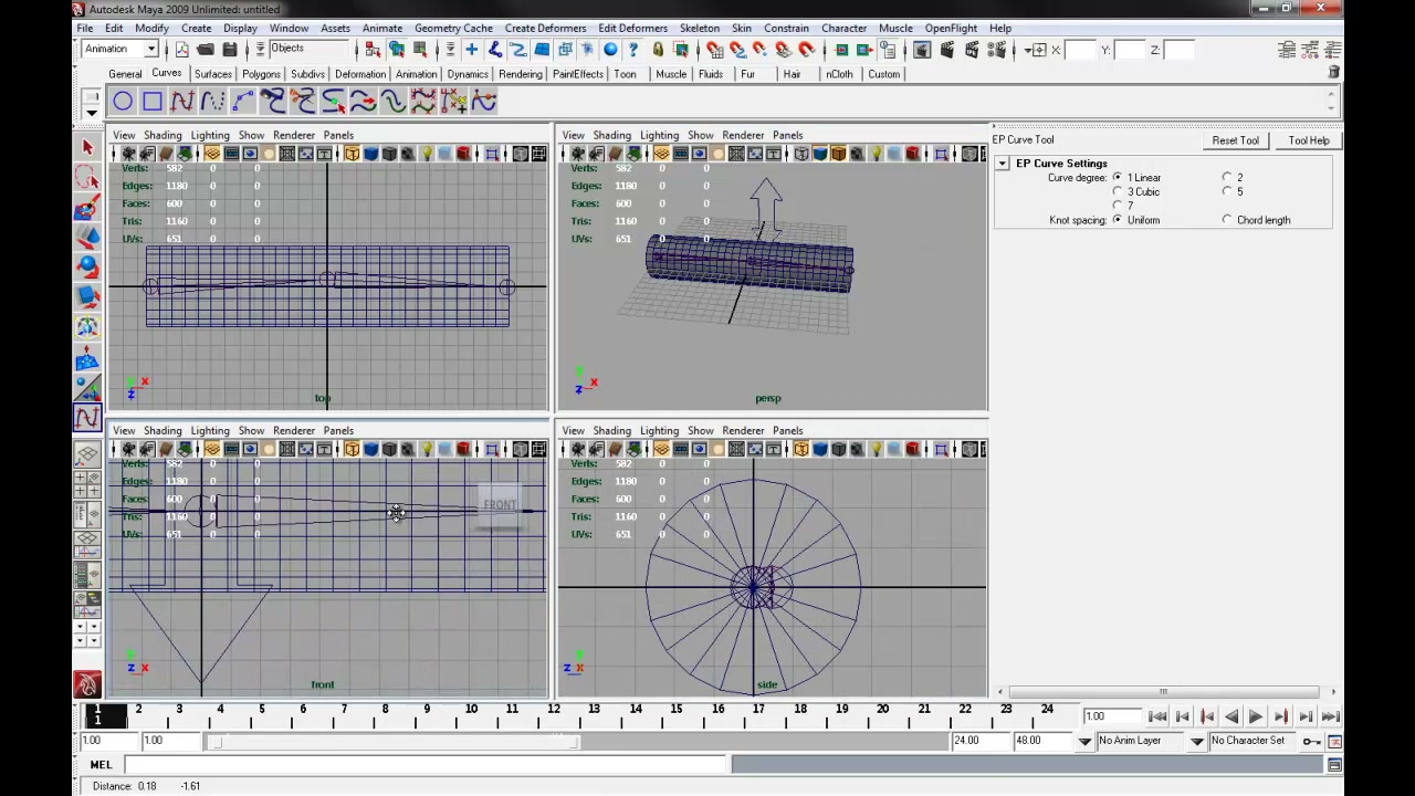 MESISE STUDIO IK และ POLE VECTER ข้อศอก - ตัวอย่างหน้าจอระหว่างเตรียมงานหรือเลือกส่วนที่ต้องปรับแต่งในวิดีโอ