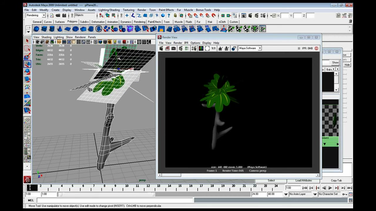 MESISE STUDIO การเจาะ texture ใน MAYA - ภาพช่วงตรวจผลลัพธ์หรือเตรียมนำงานไปใช้งานต่อหลังทำตามขั้นตอนเสร็จ